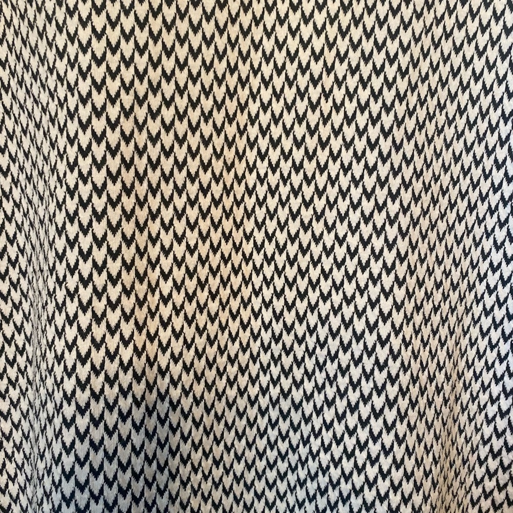 LOFT Black and White Sleeveless A Line Dress - Picture 9 of 12